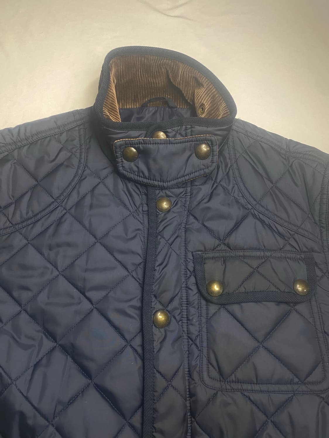 폴로랄프로렌 퀼팅 자켓 네이비 상품이미지9