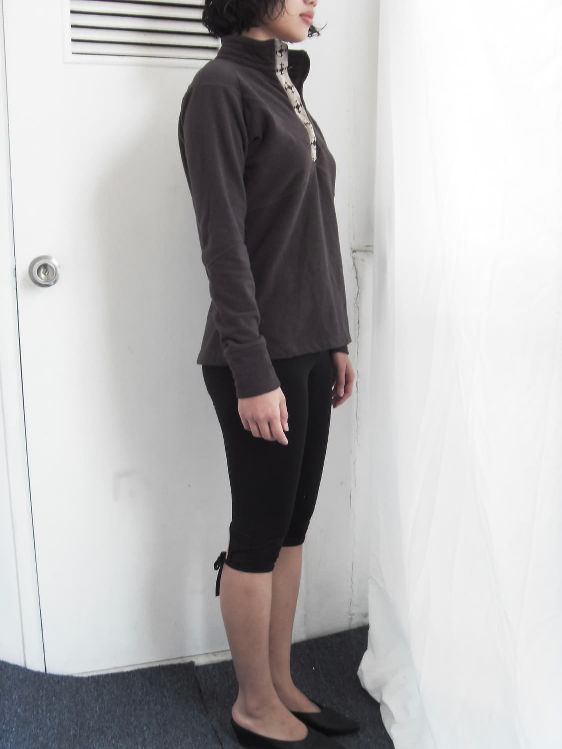 여성 ACG 플리스 하프 집업 상품이미지4