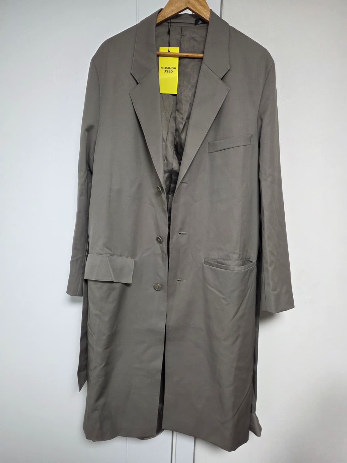 [36] 코스 롱벨티드 코트 봄가을코트 상품이미지1