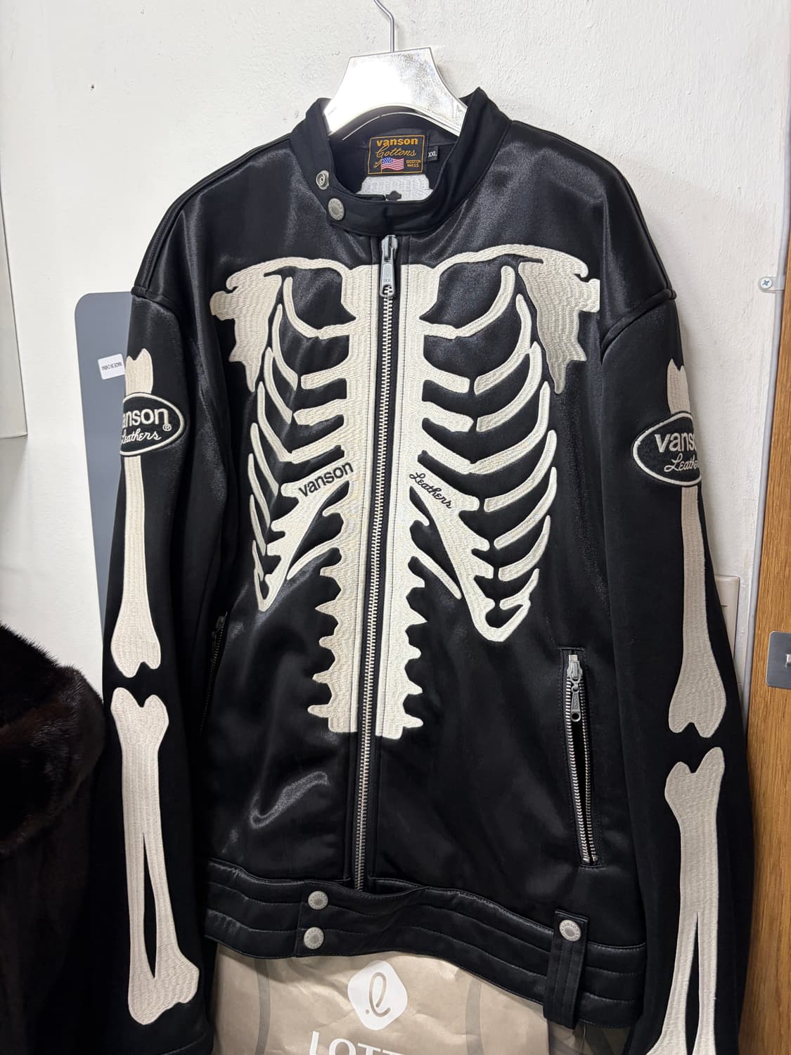 밴슨 본 스켈레톤 라이더 자켓 상품이미지1