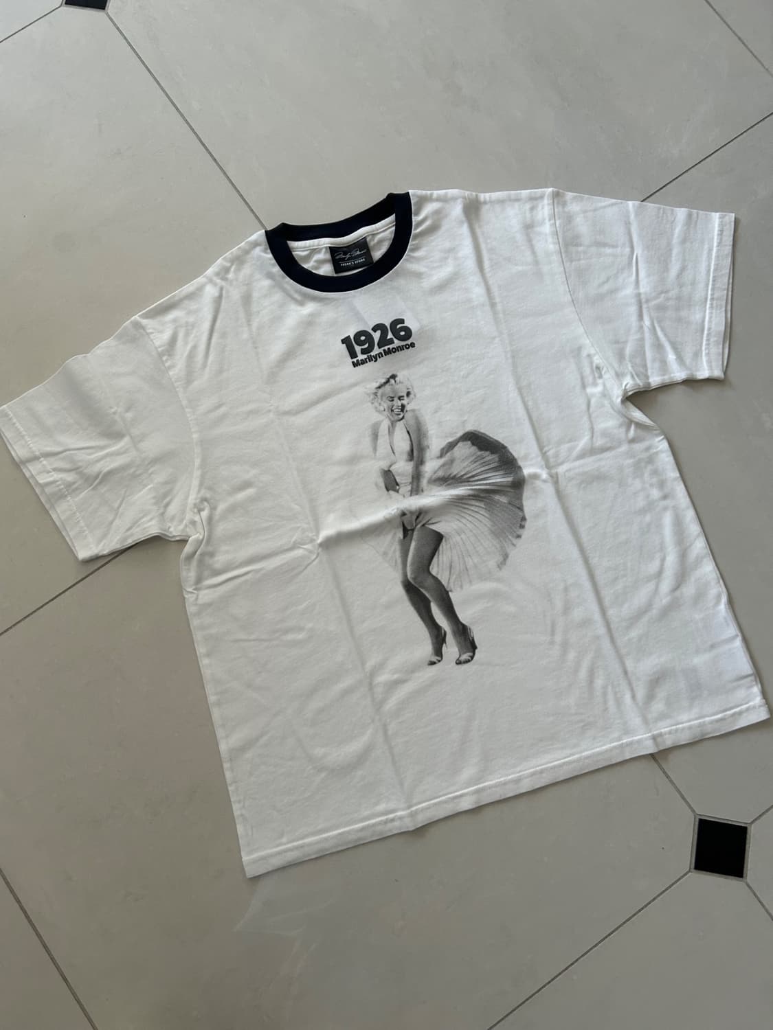 Marilyn Monroe Ringer T-shirt 마릴린 먼로 티셔츠 상품이미지2