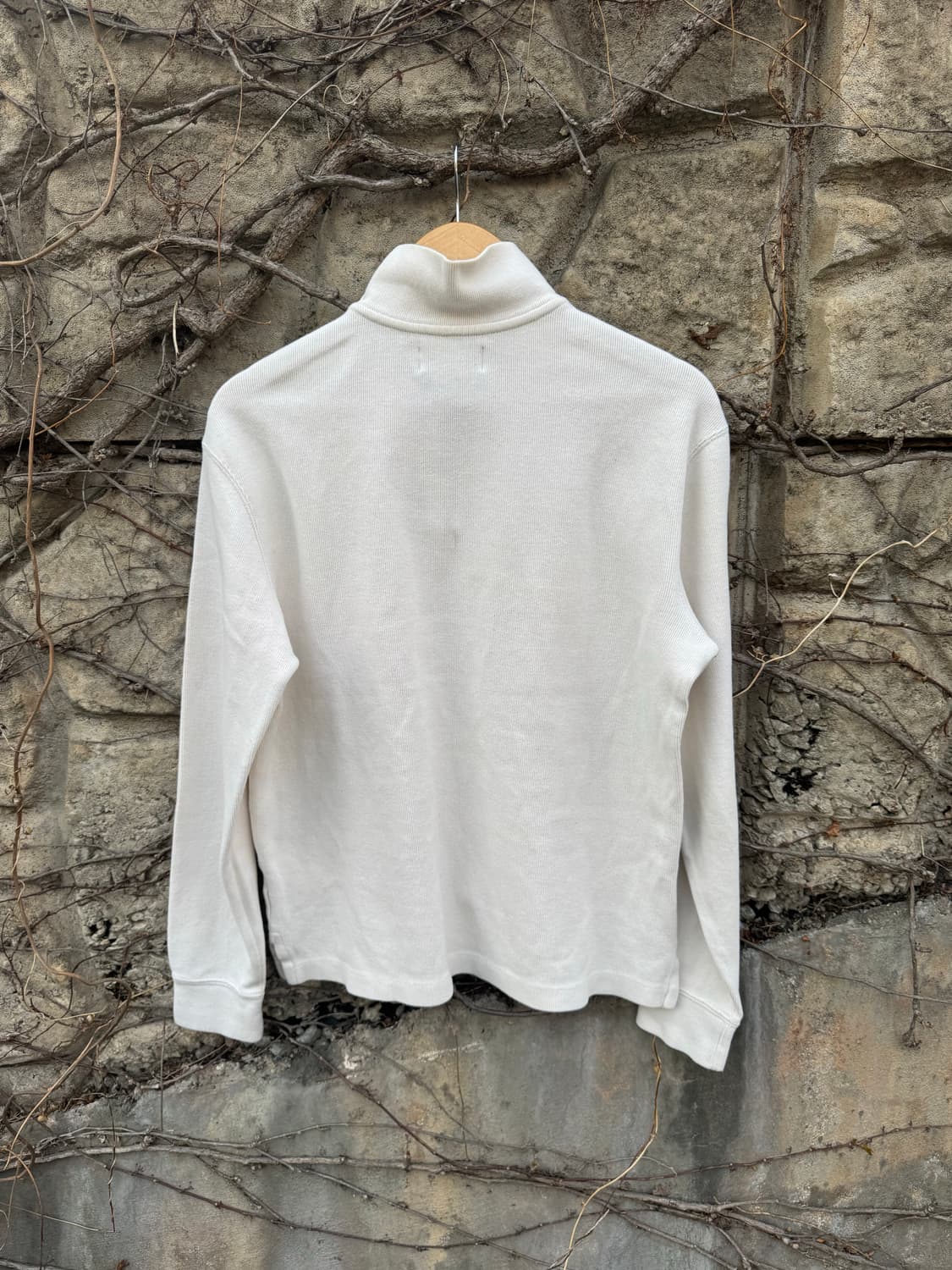 폴로 랄프로렌 빈티지 코튼100 하프집업 니트 s 상품이미지2