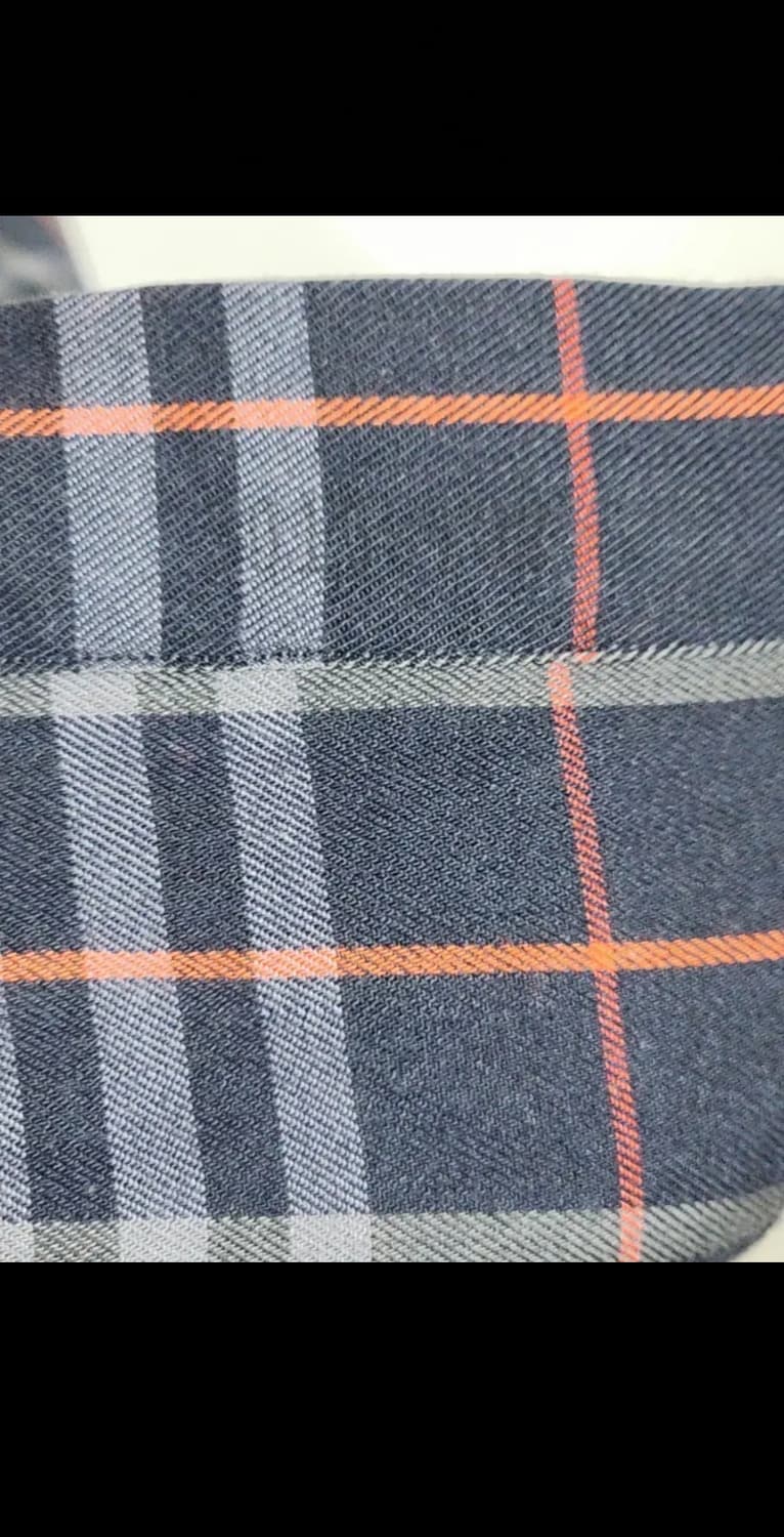 (L) 버버리 체크남방 네이비 셔츠 포켓 로고 캐주얼  상품이미지6