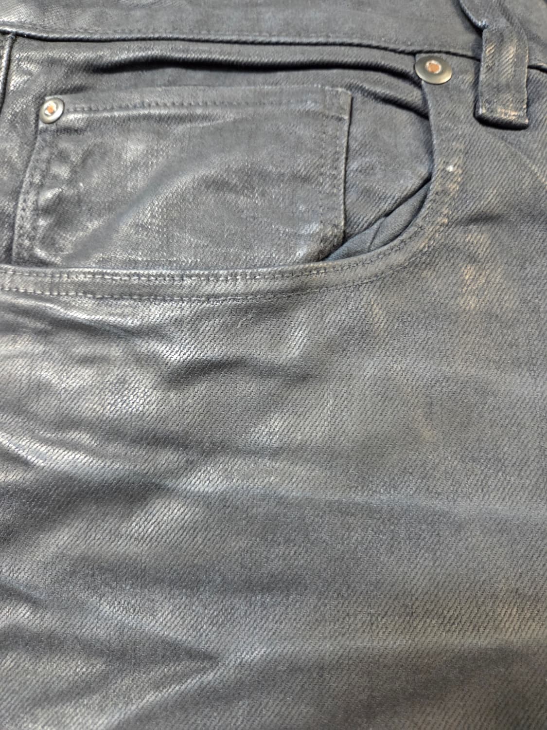 G-STAR블랙 코팅 데님 팬츠(W33/L32)택없음 상품이미지3