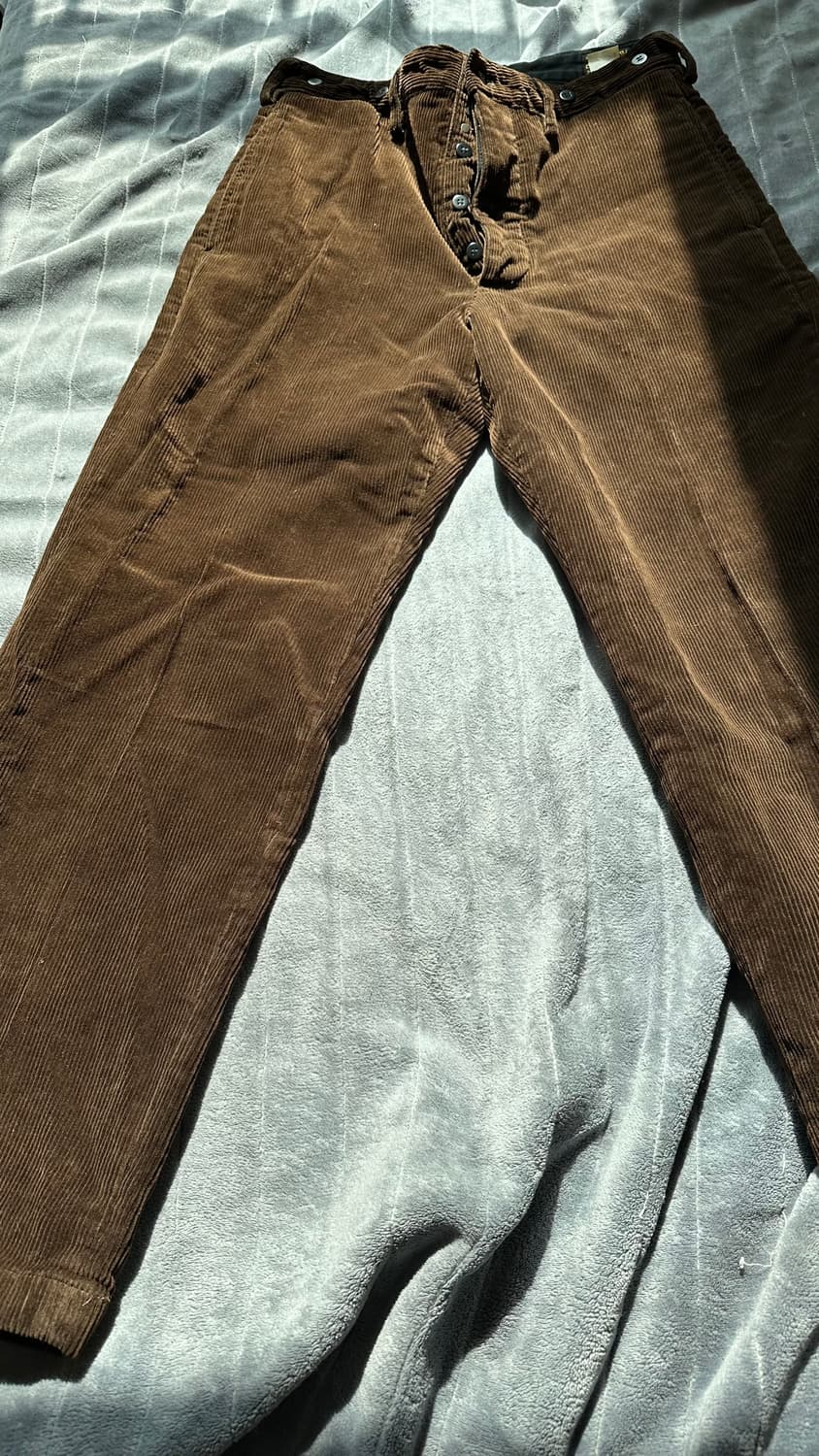 브론슨 브라운 코듀로이 바지 34사이즈 32추천 상품이미지5