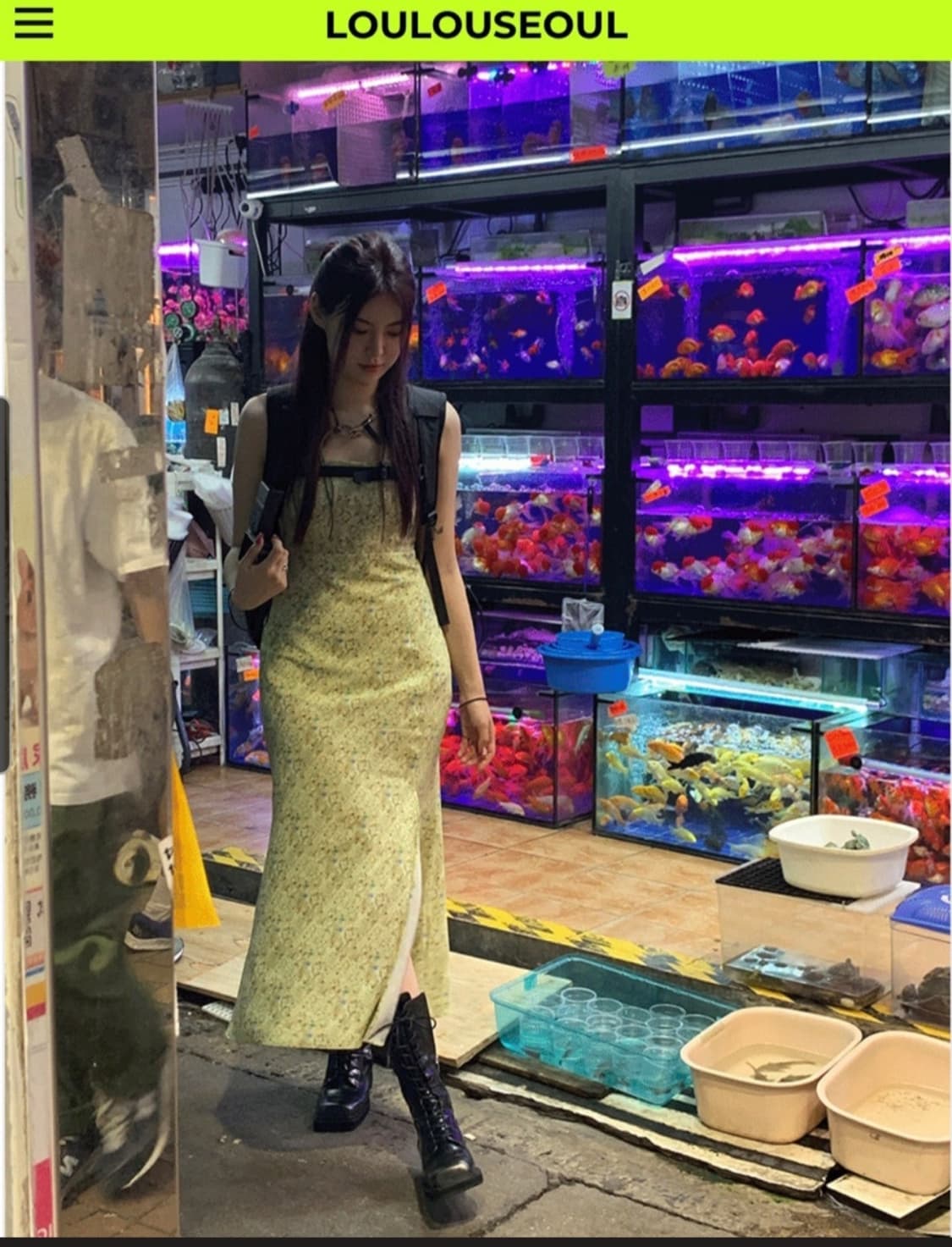 루루서울 Sour Berry Dress 롱 원피스  상품이미지1