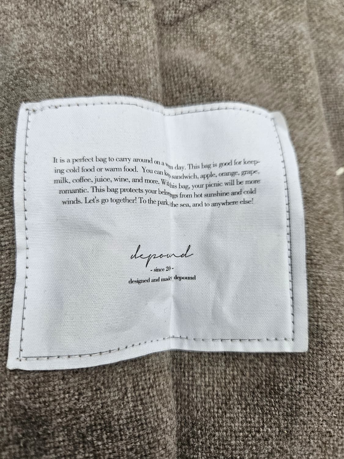 드파운드(depound) 커피백/에코백 상품이미지5