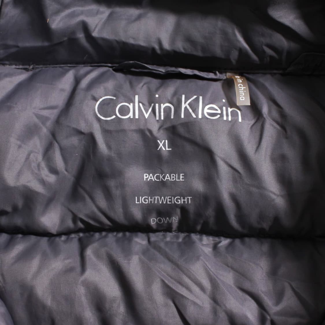 CK 캘빈클라인 블랙 경량패딩 상품이미지5