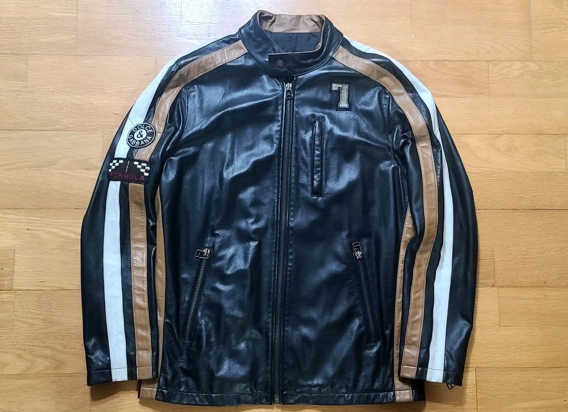 Dolce & Gabbana 돌체앤가바나 남성 양가죽 라이더 자켓 52 상품이미지3