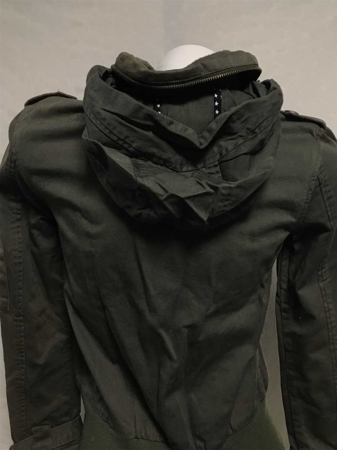 빈티지 00s y2k 하이넥 집업 버튼 자켓 점퍼 상품이미지9