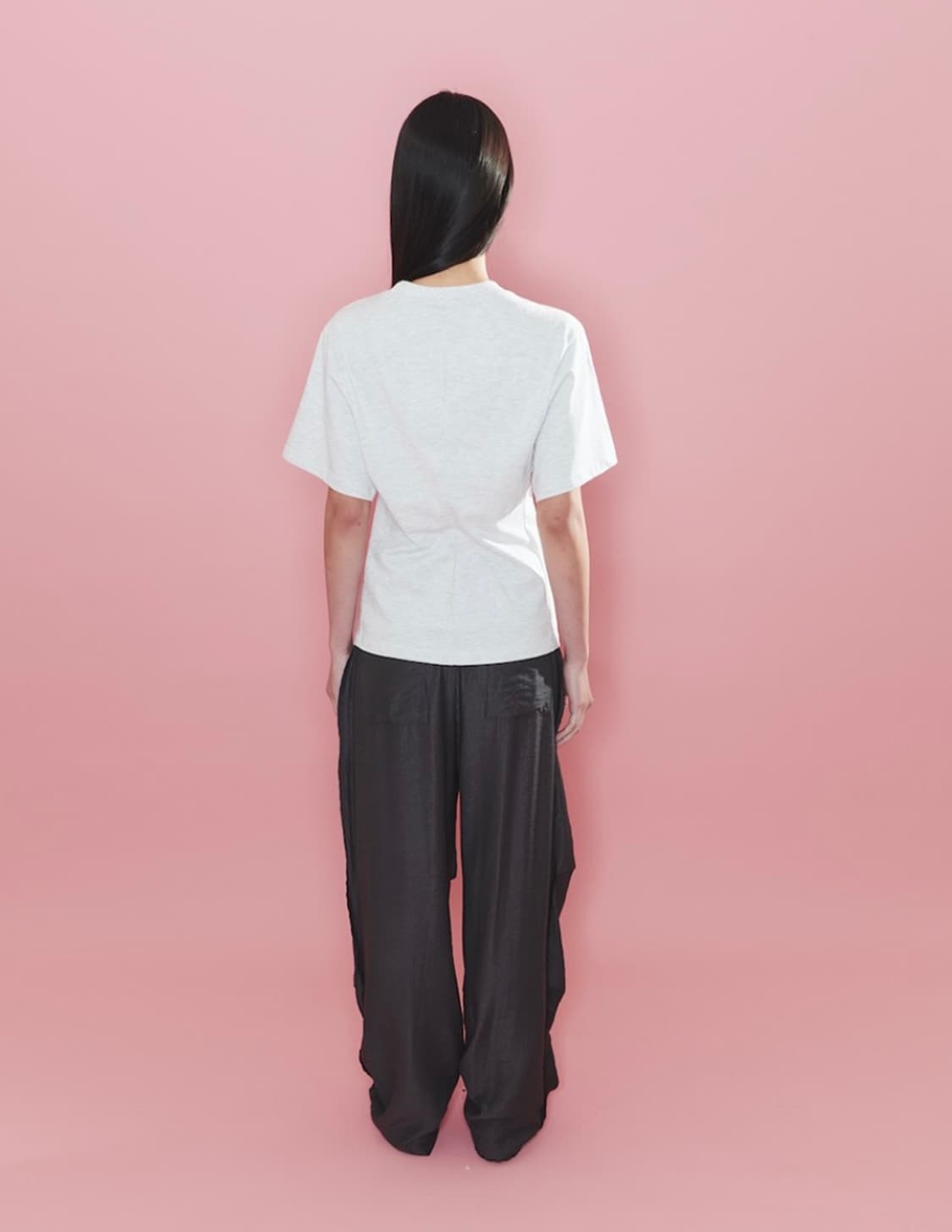 오들리워크샵 Debris ODW Corset Waist Tee 상품이미지2