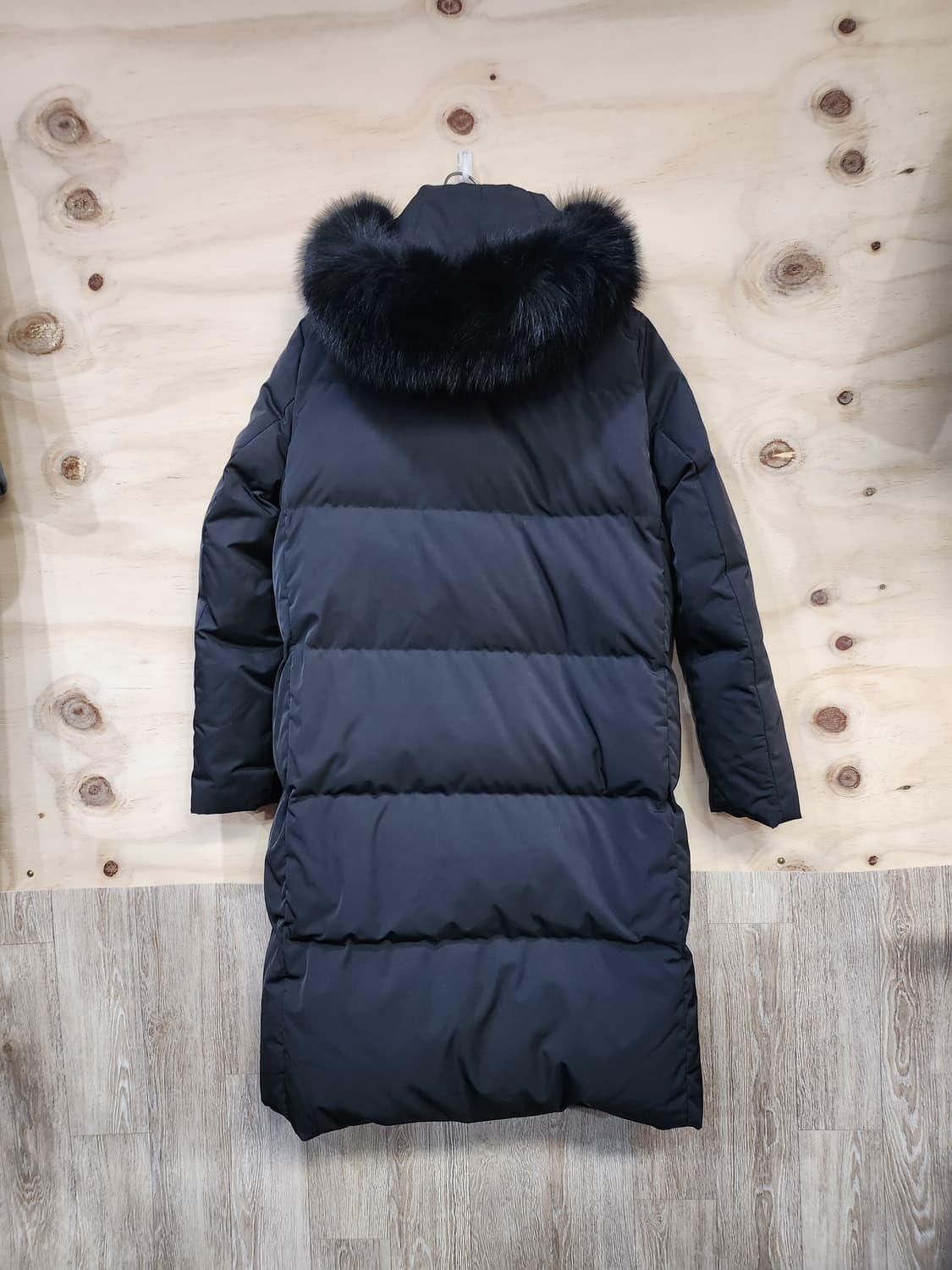 652) 다니엘헥터 리버시블 폭스퍼 구스 패딩 상품이미지2