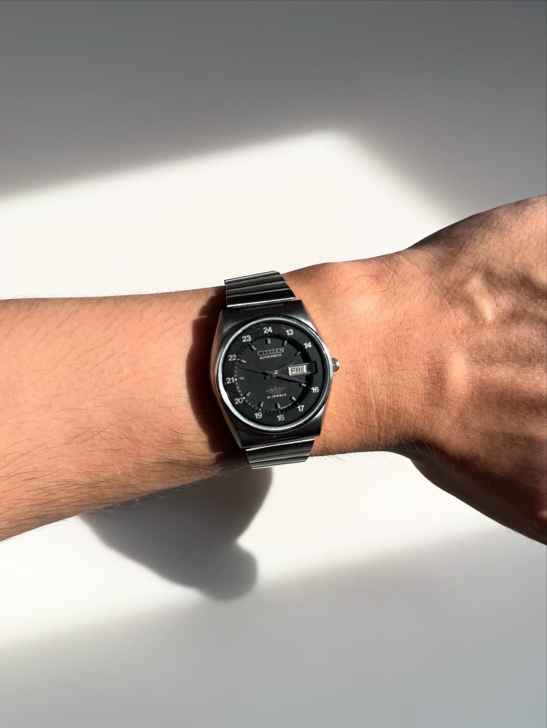 80s Citizen Automatic Metal Watch 상품이미지6