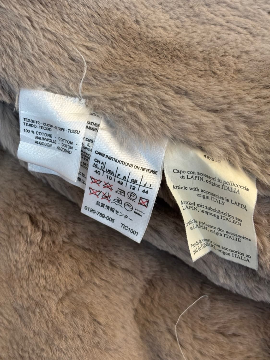 Maxmara Fur Denim Jacket 상품이미지8