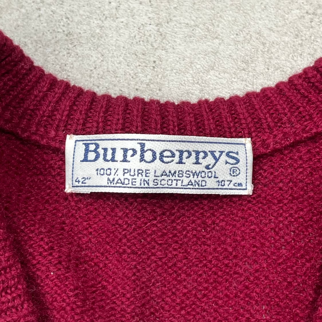 버버리 브이넥 울니트 s10013 상품이미지6