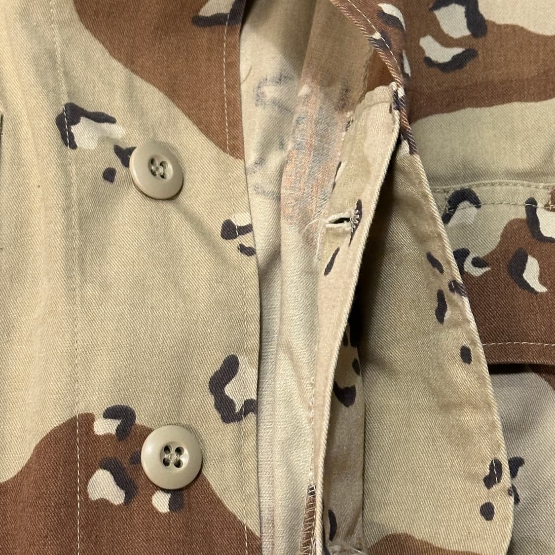 미군 오리지날 초코칩 BDU 카모 데저트 자켓 (XL-R) 상품이미지6