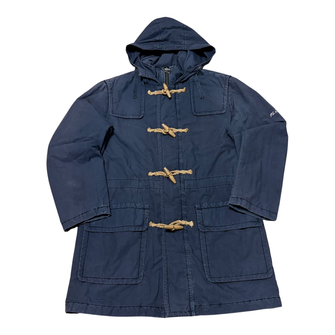 폴로 빈티지 토글버튼 후드 롱 떡볶이 자켓 상품이미지1