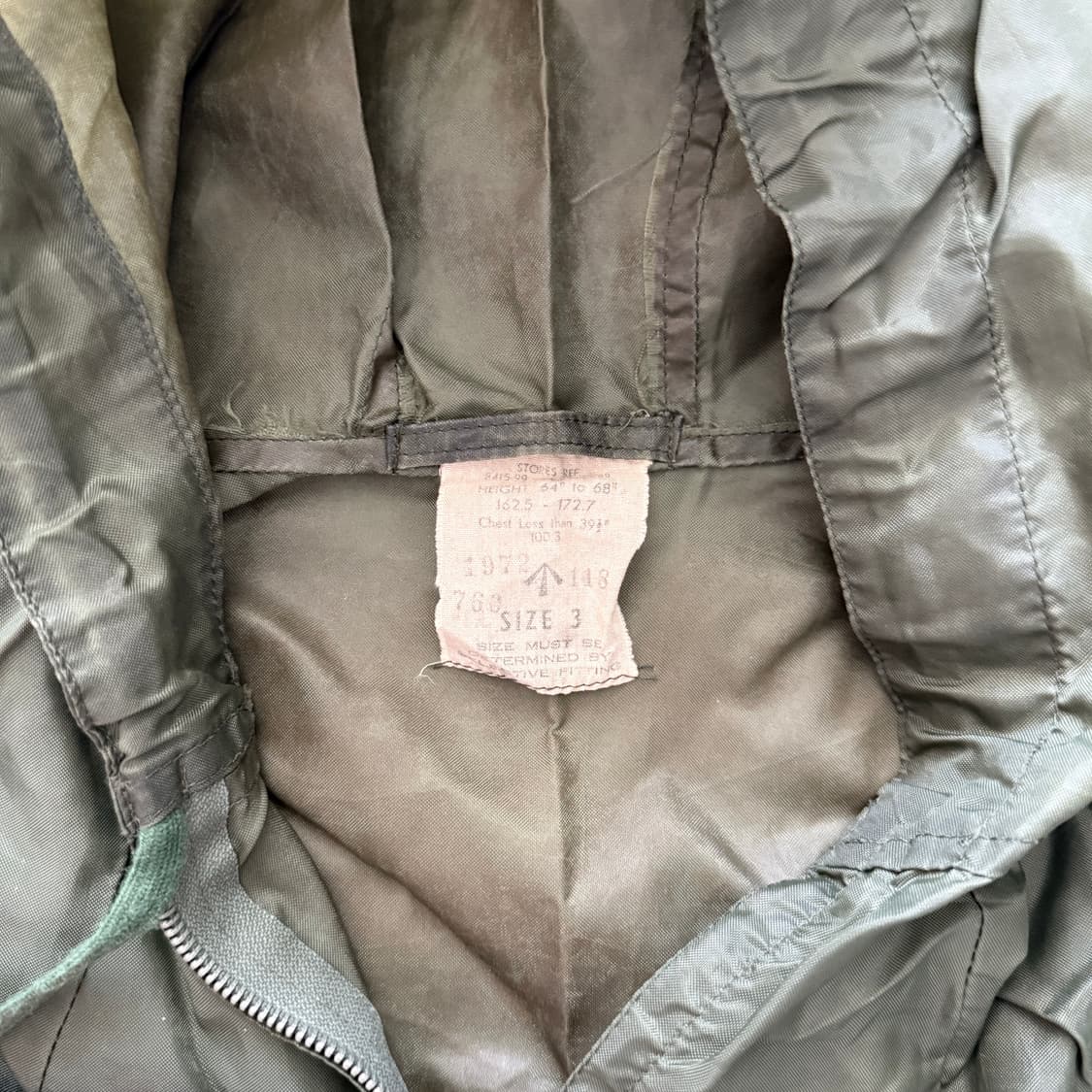 70년대 영국군 윈드프루프 쉘 자켓 상품이미지6