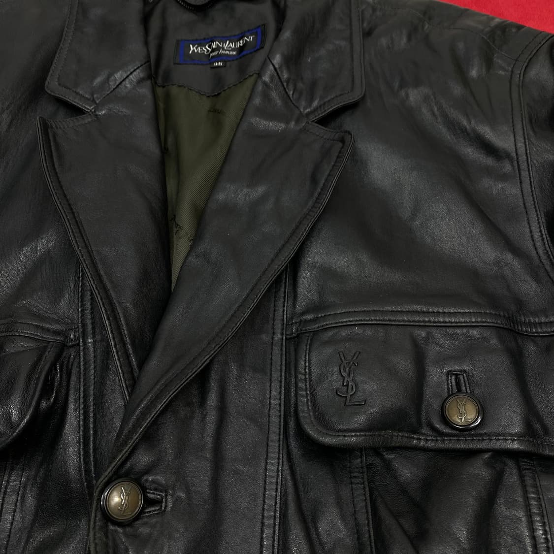YSL 산양가죽 자켓 95 상품이미지4