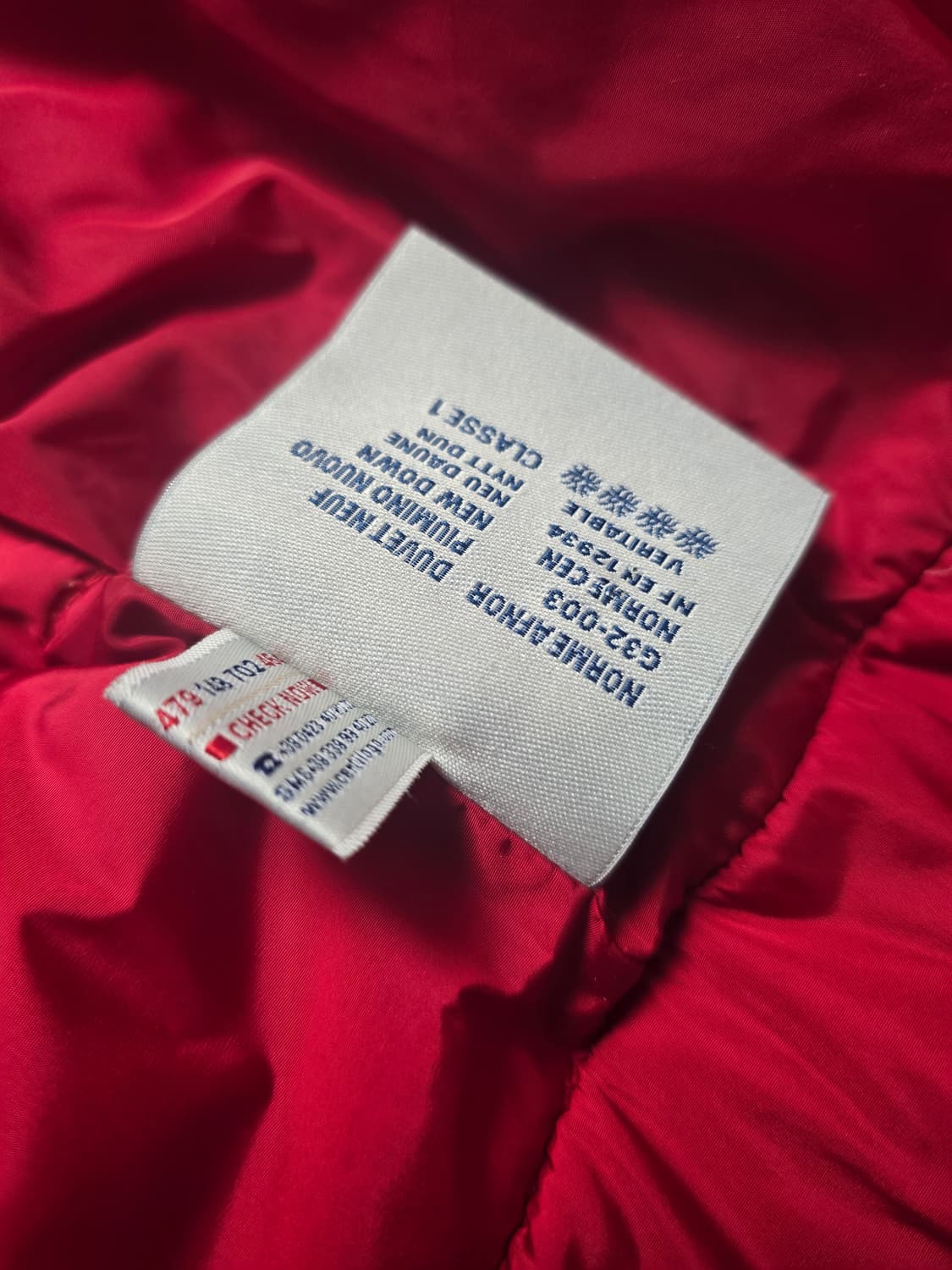 몽클레어 패딩 체크팬턴 베스트 상품이미지5