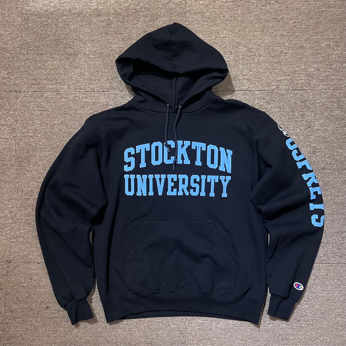 (S) Champion 챔피온 유니버시티 프린팅 후드티 상품이미지1