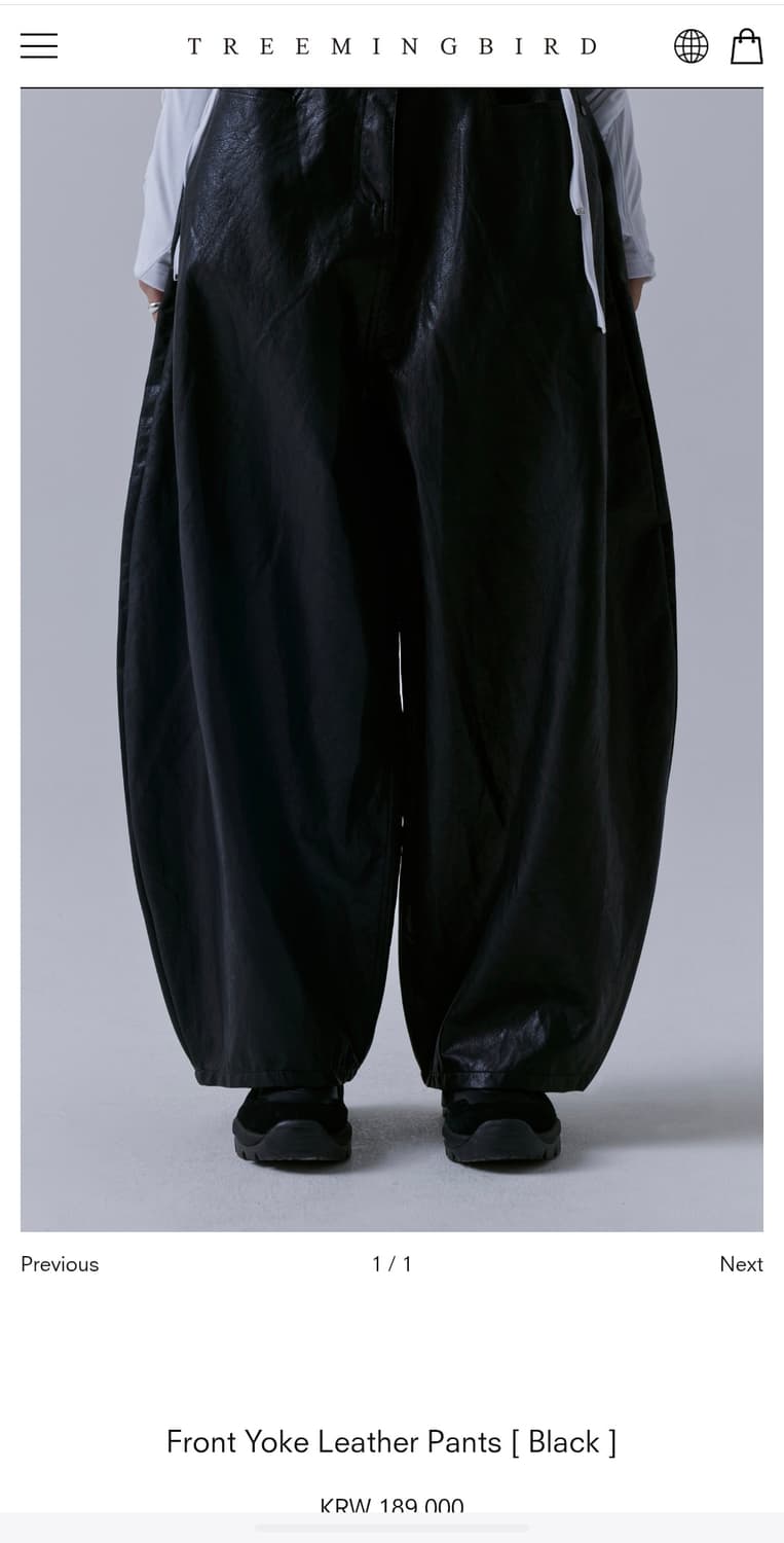 TMB front yoke leather pants  상품이미지6