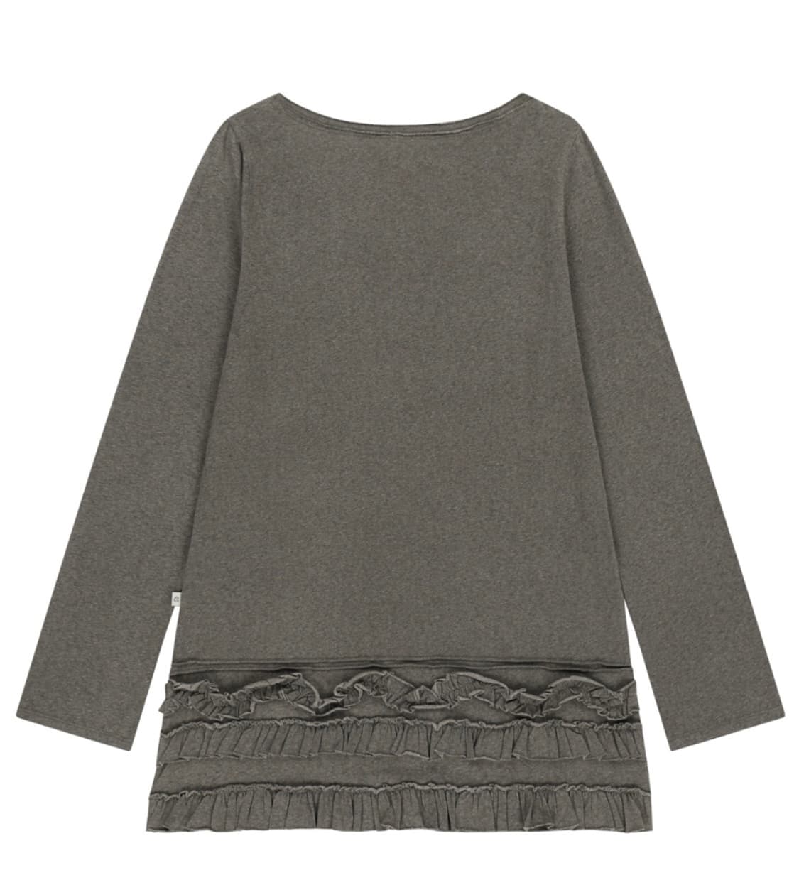 코이세이오 BOTTOM MULTIPLE FRILL DRESS BROWN 상품이미지2