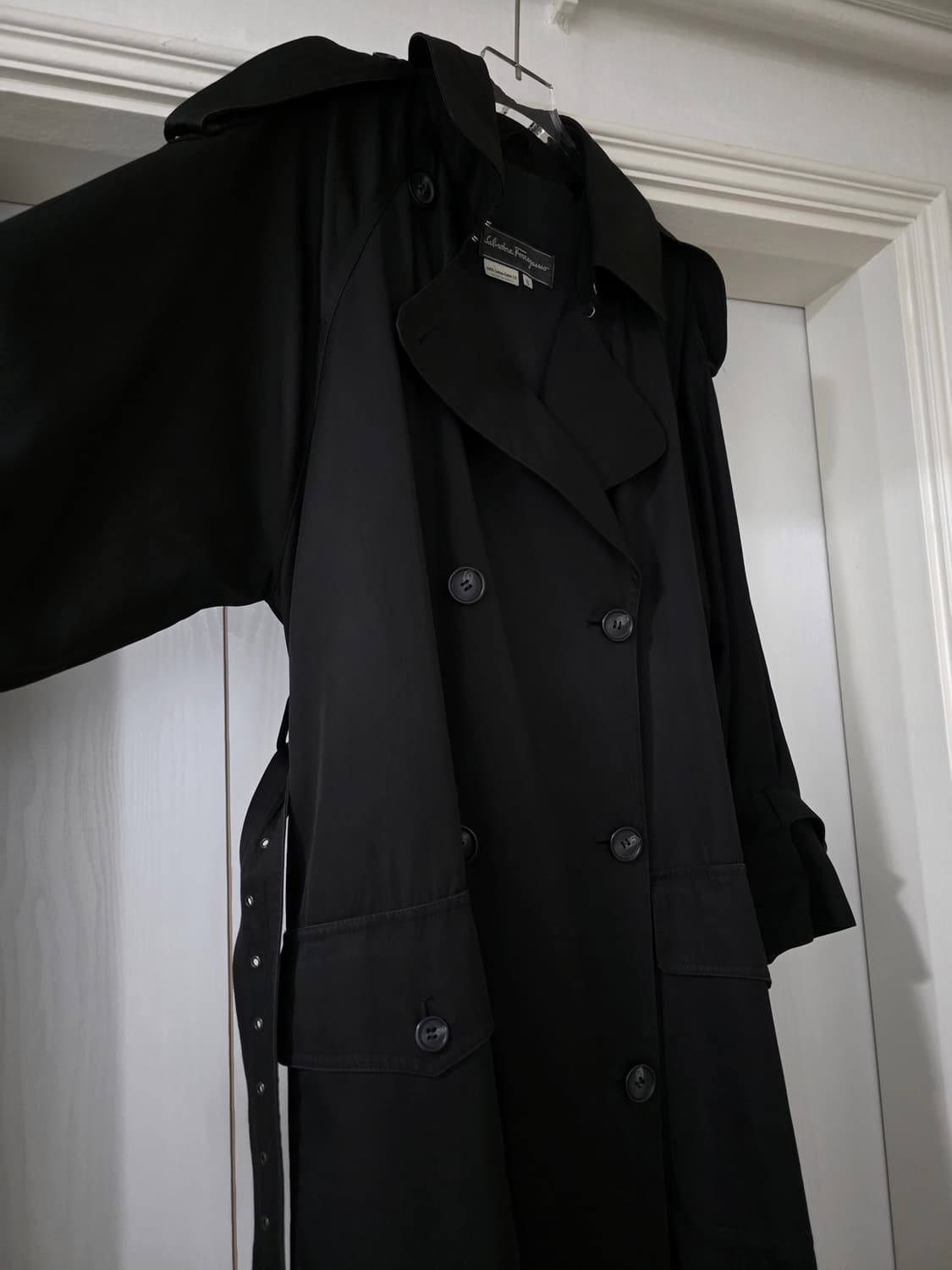 상태좋음) 정품 페레가모 여성 트렌치코트 프리사이즈 상품이미지3