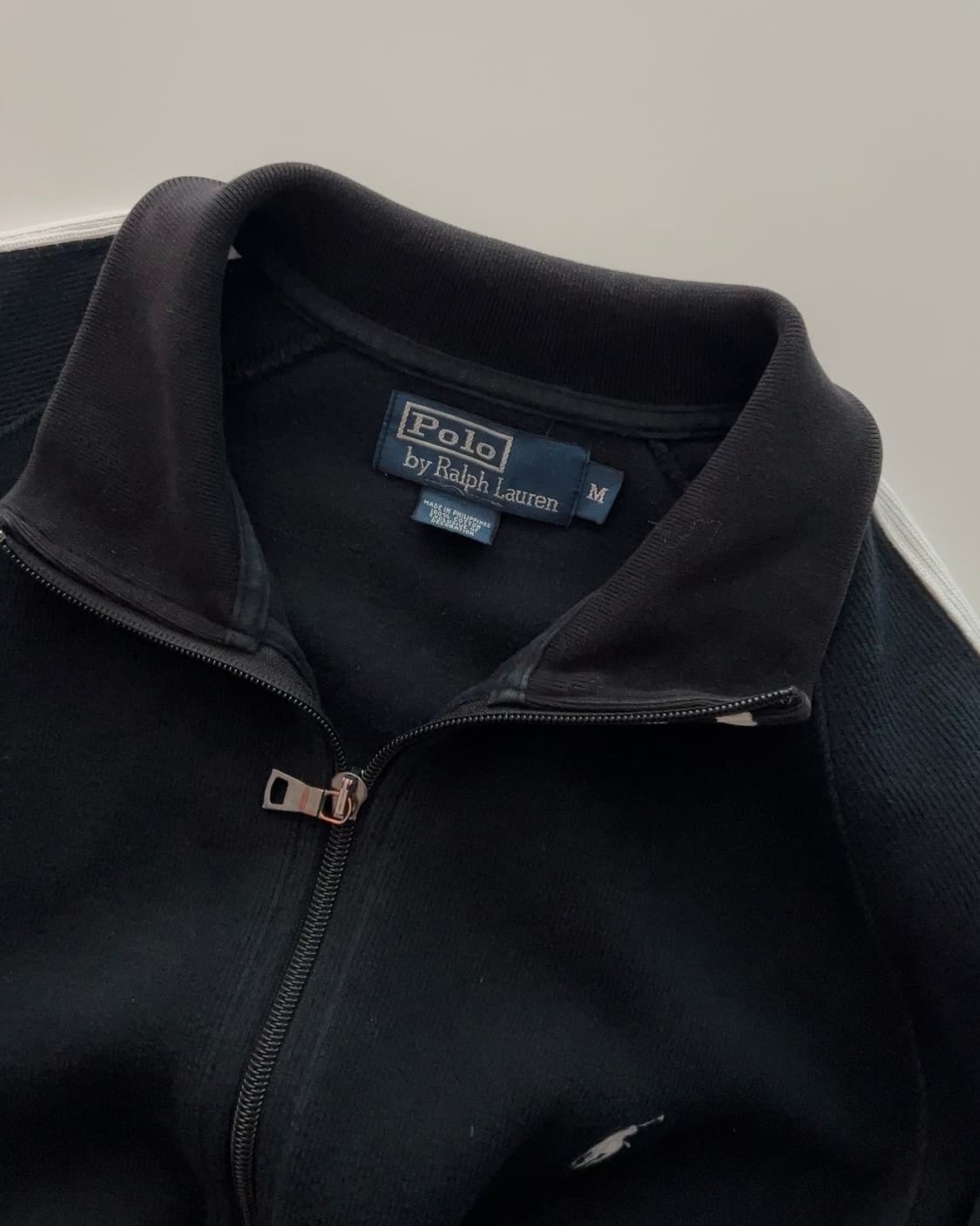 폴로 랄프로렌 블랙 코튼 집업 자켓 m  상품이미지5