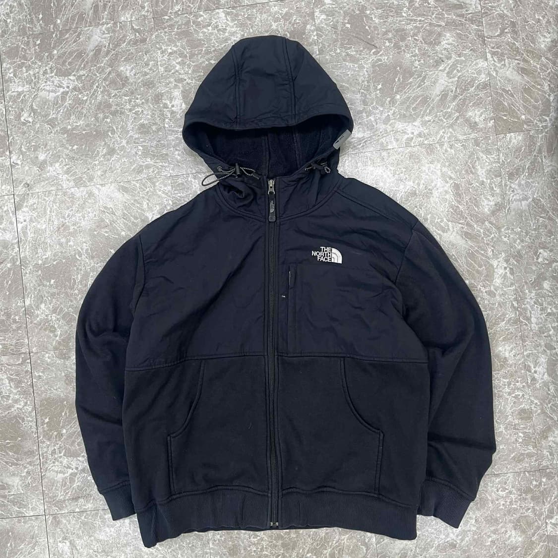 노스페이스 포켓 블랙 고프코어 후드집업 윈드브레이커 자켓 희귀져지(100 상품이미지2