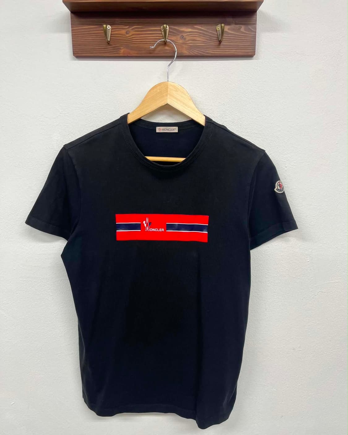 [M] Moncler Tricolor Logo T-Shirt 상품이미지1