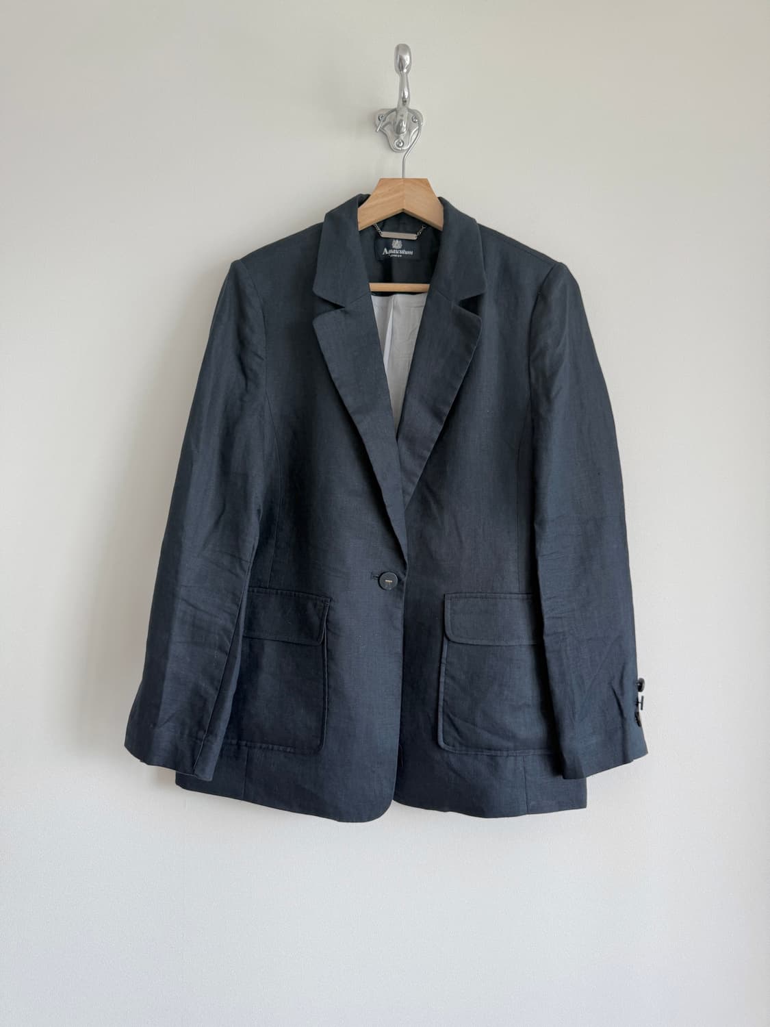 아쿠아스큐텀(Aquascutum) 이태리 패브릭 린넨 자켓 상품이미지1