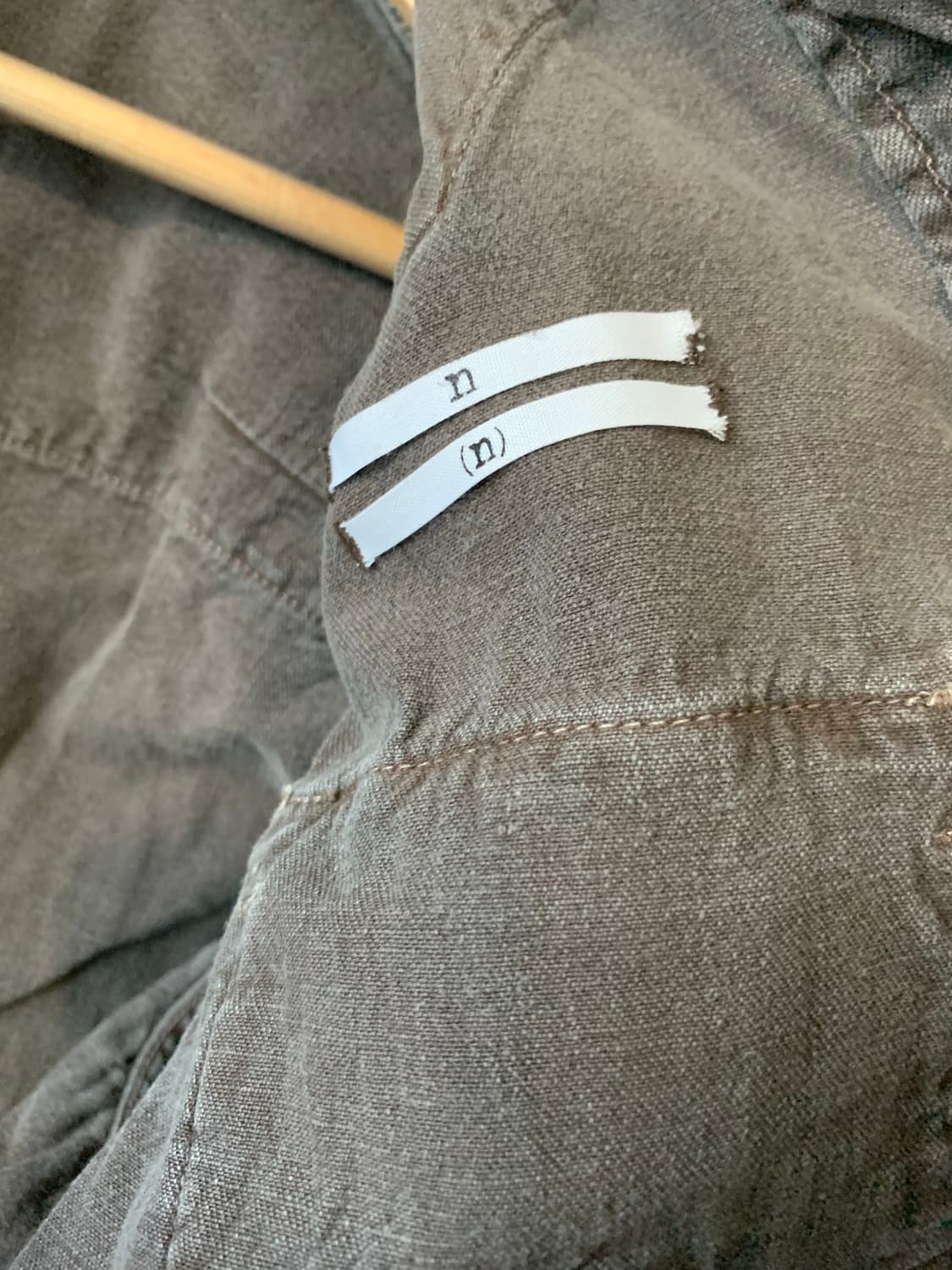 넘버나인 웨스턴 셔츠 브라운 상품이미지7