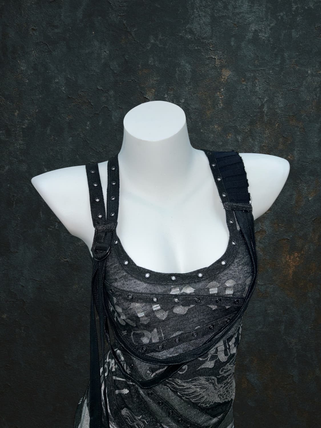 eyelet string one-piece 상품이미지3