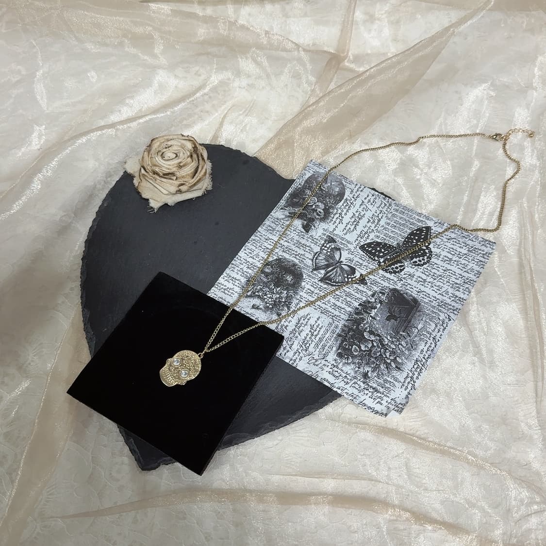 빈티지  중세 해골 쿠바체인 목걸이 상품이미지2