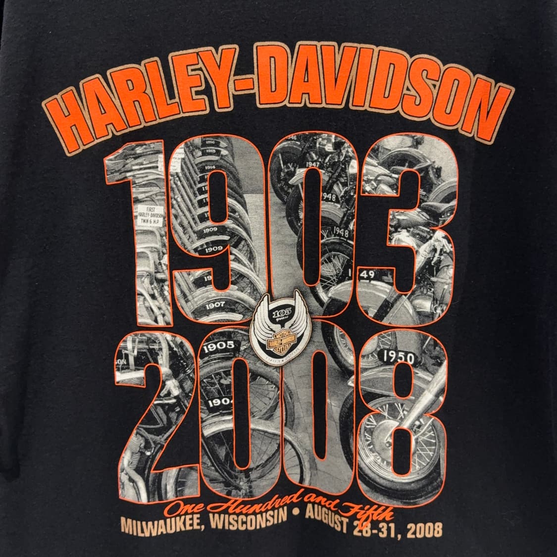 할리데이비슨 105주년 반팔 티셔츠 상품이미지2