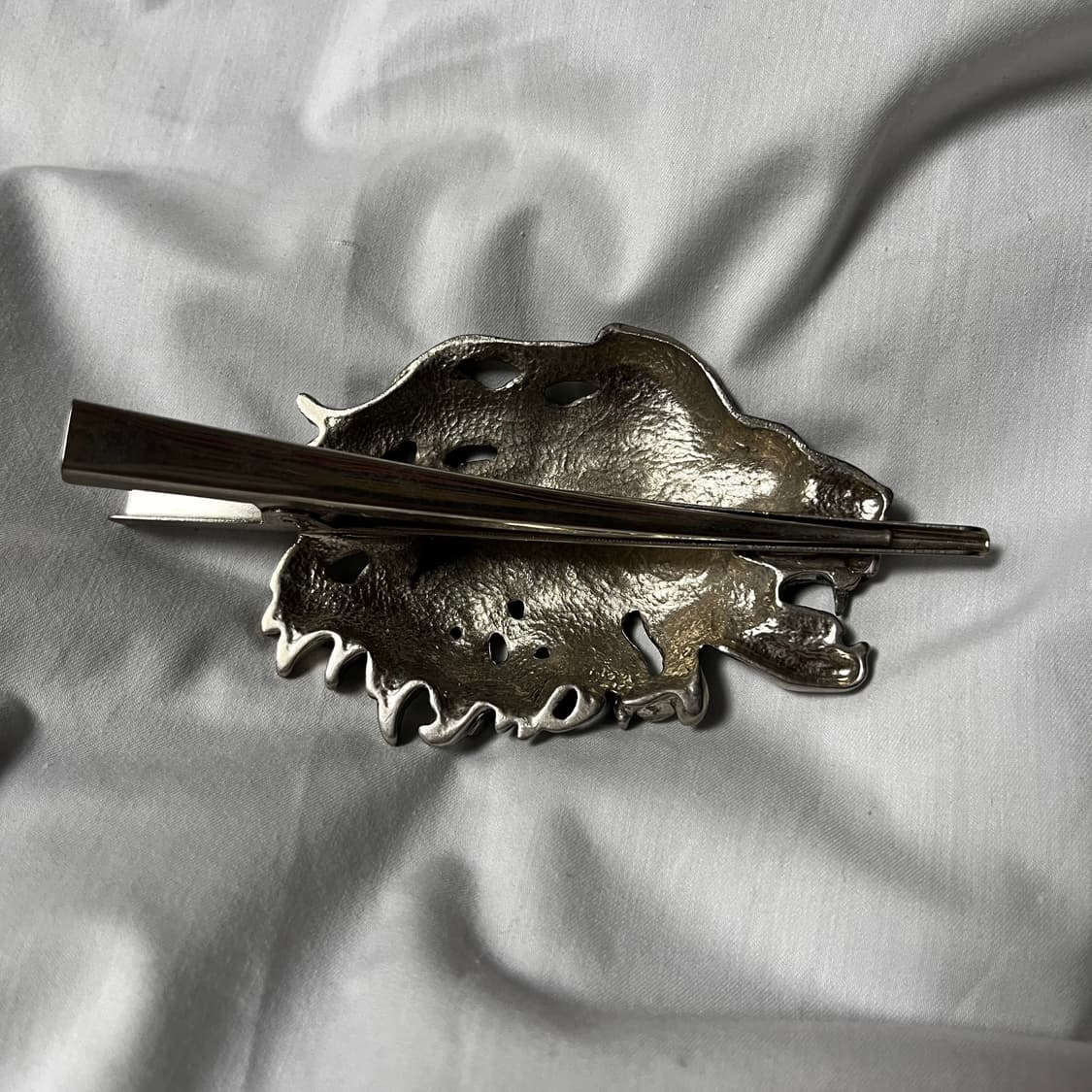 캐피탈 라이언 펜던트 스카프 핀 실버 상품이미지3