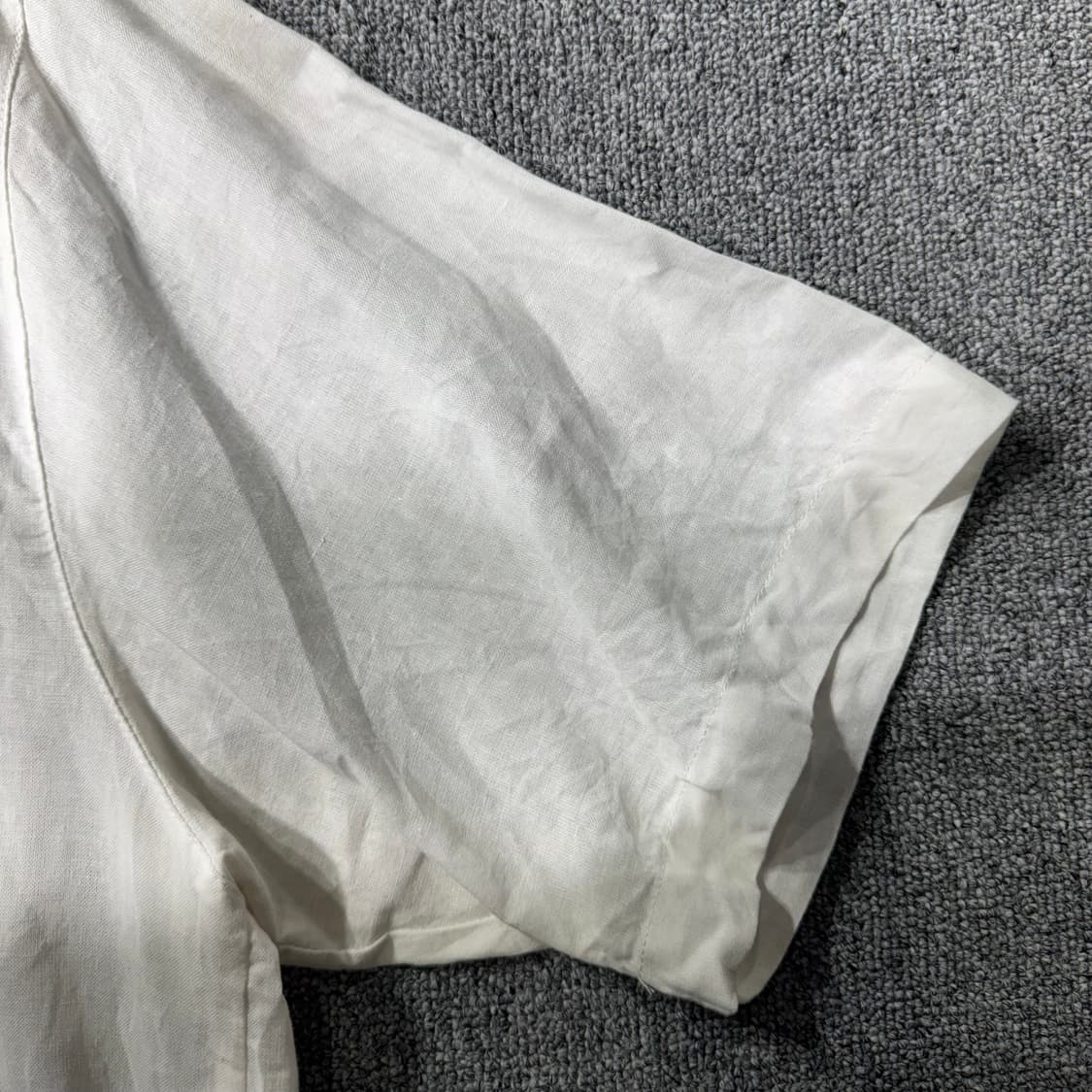 논 카라 쿠바 셔츠 화이트 ( M/OLD-7609 ) 상품이미지4