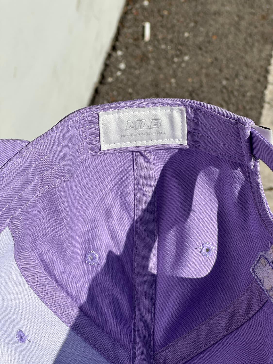 [F] MLB 엠엘비 엘에이 다저스 연보라 볼캡 모자 상품이미지6