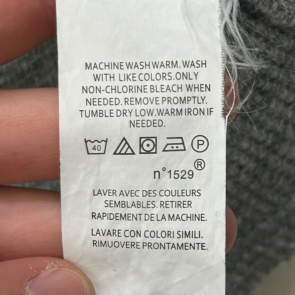 폴로랄프로렌 그레이 와플 크루넥 긴팔 티셔츠 M 상품이미지6