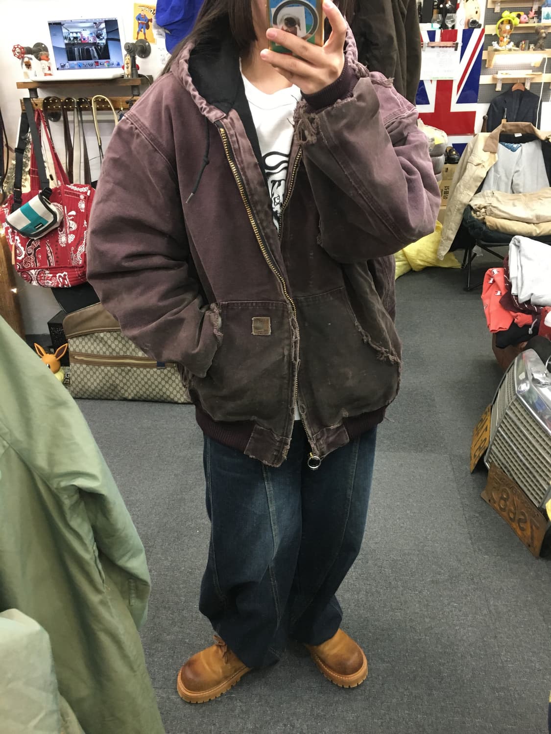 빈티지 칼하트 액티브 워크자켓 상품이미지1