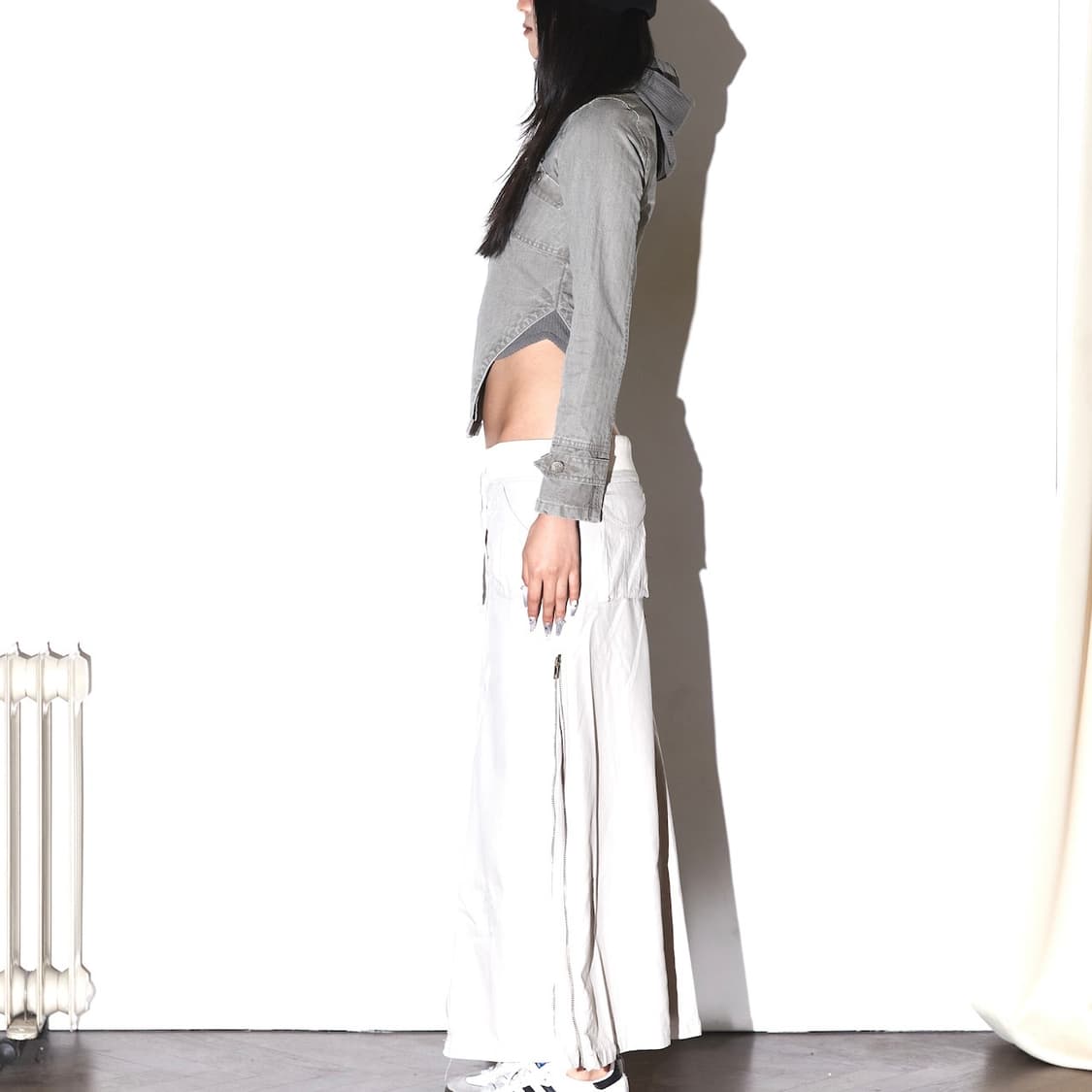 deepinblue 딥인블루 바디수트 자켓 워시드 카키 그레이 상품이미지3