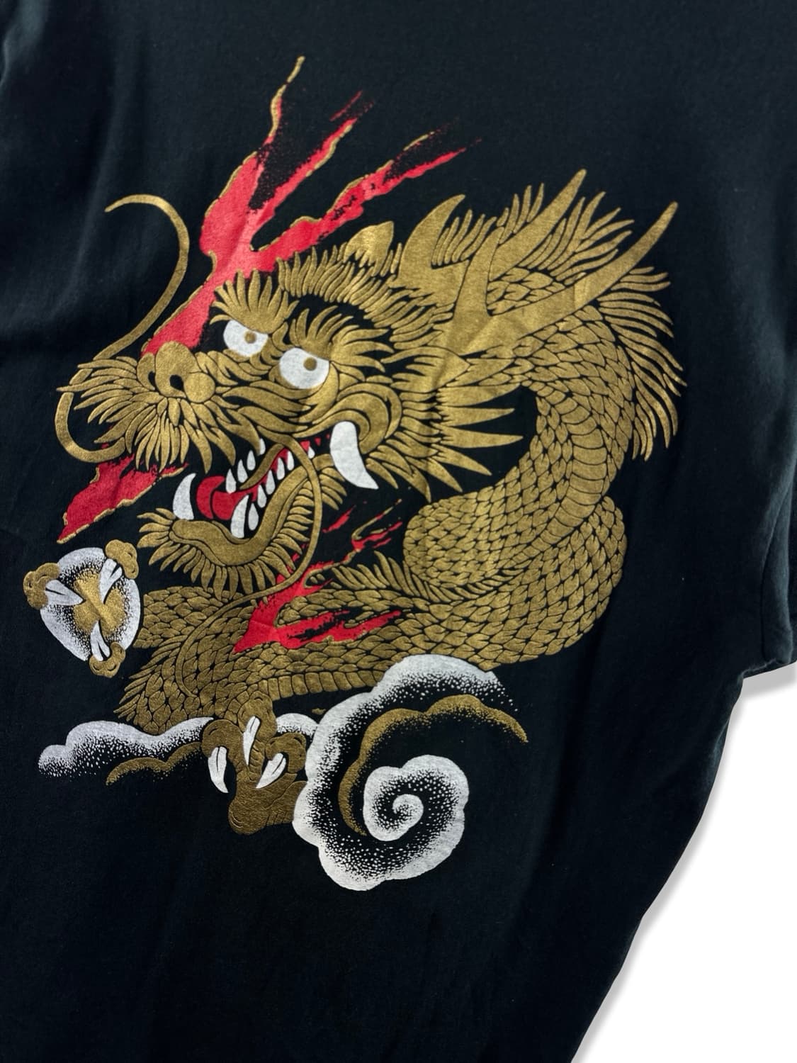 JPN 오리엔탈 드래곤 프린팅 티셔츠2483 상품이미지4