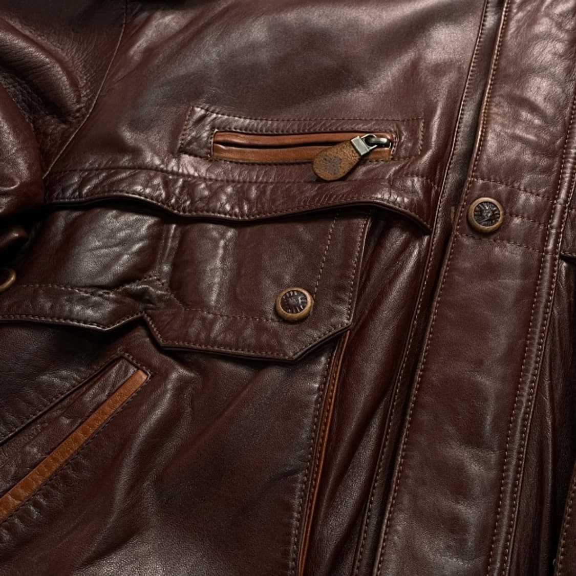 100 MUNPER 스페인 양가죽 램스킨 A-2 플라이트 자켓 상품이미지3