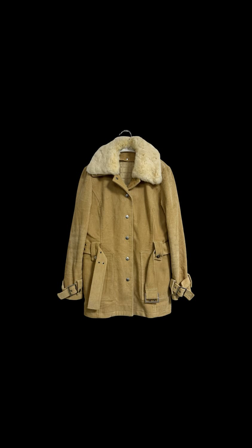 꾸레쥬 코듀로이 시어링 자켓 상품이미지1