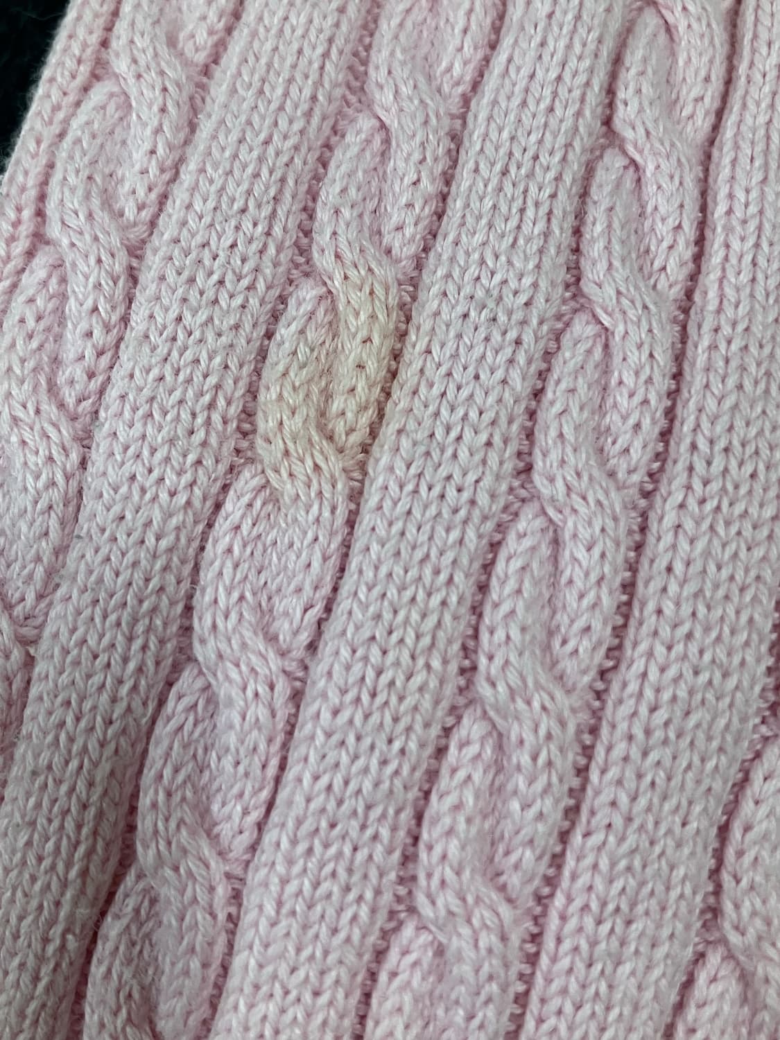 폴로 랄프로렌 핑크 케이블 가디건 상품이미지5