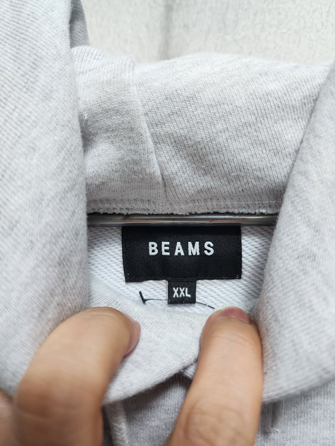 BEAMS 빔즈 빅로고 후드티 XXL 상품이미지3