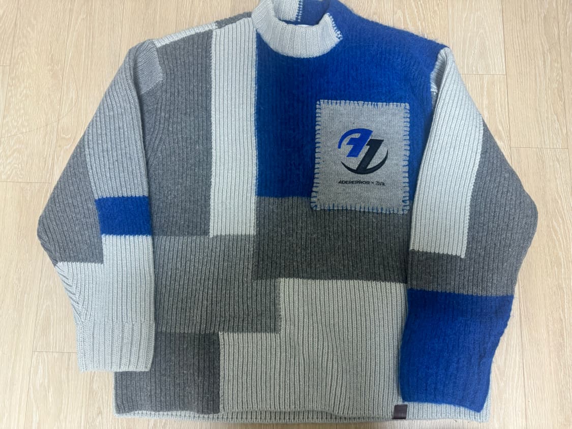 [S~M] 아더에러 X 자라 패치워크 니트 상품이미지1