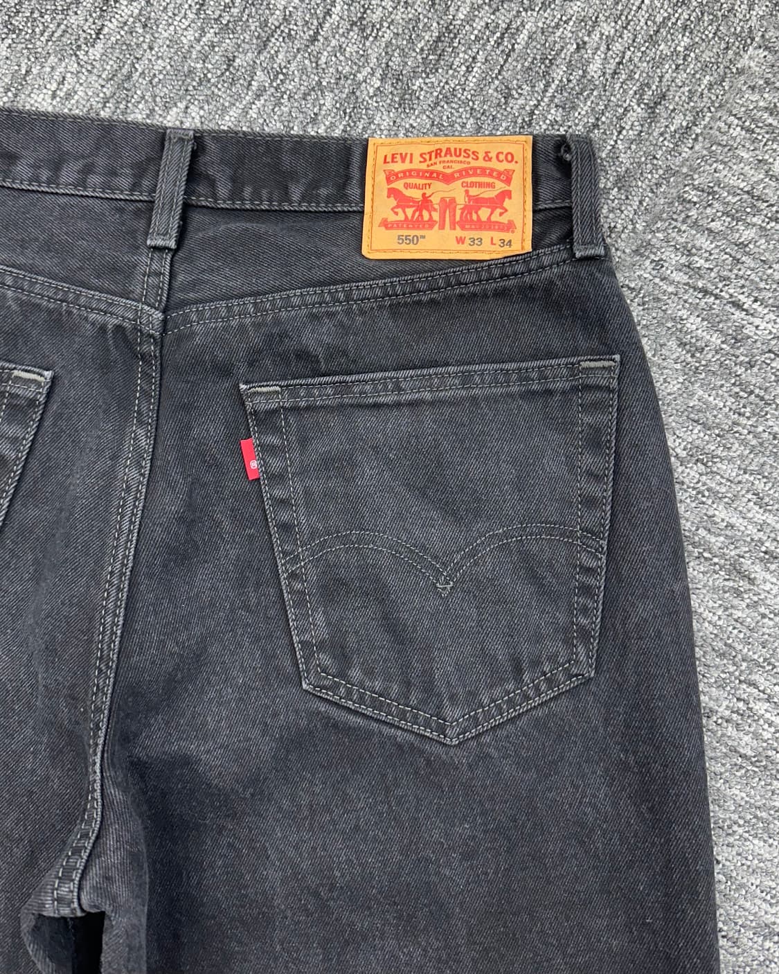 (허단43)00'S 리바이스 550 워싱블랙-M1130 상품이미지5