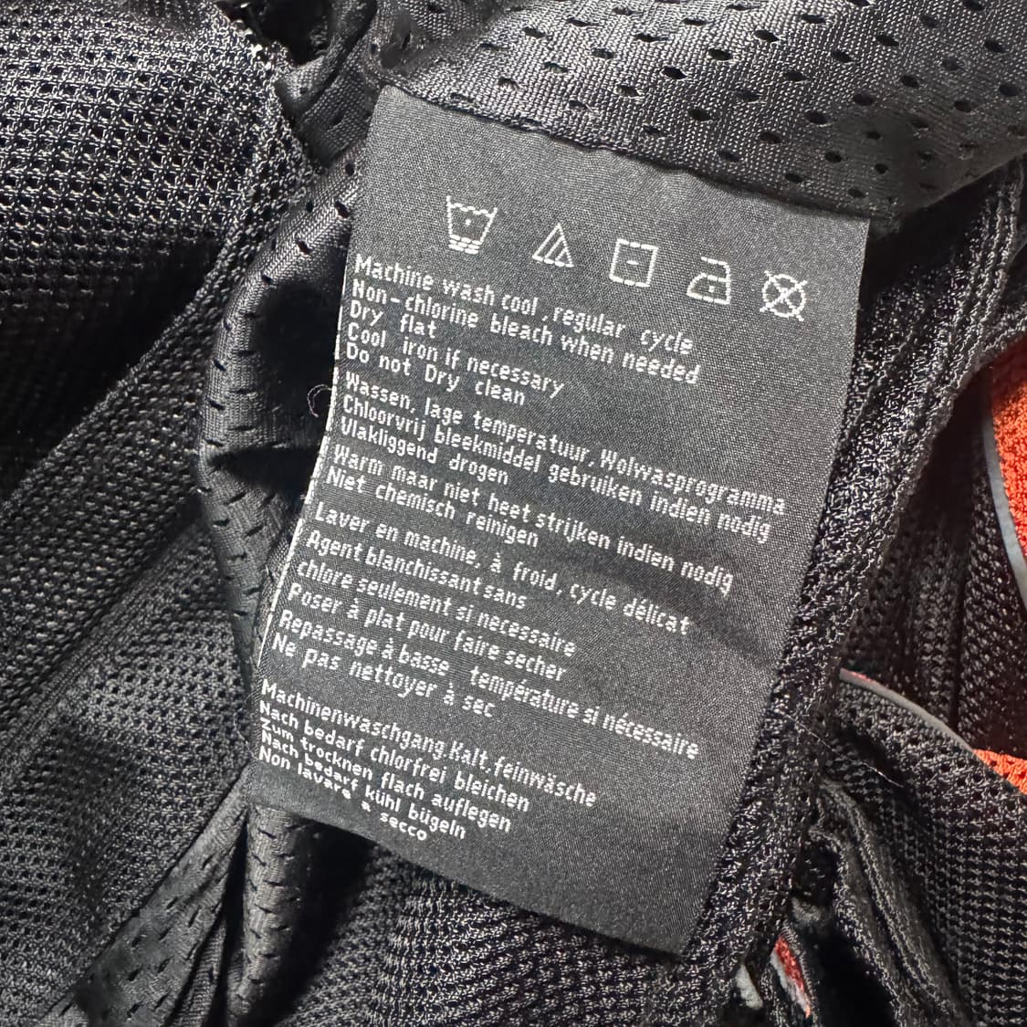 Name : 할리데이비슨 후면 빅로고 블랙 오렌지 매쉬 레이싱 자켓 :) 상품이미지9